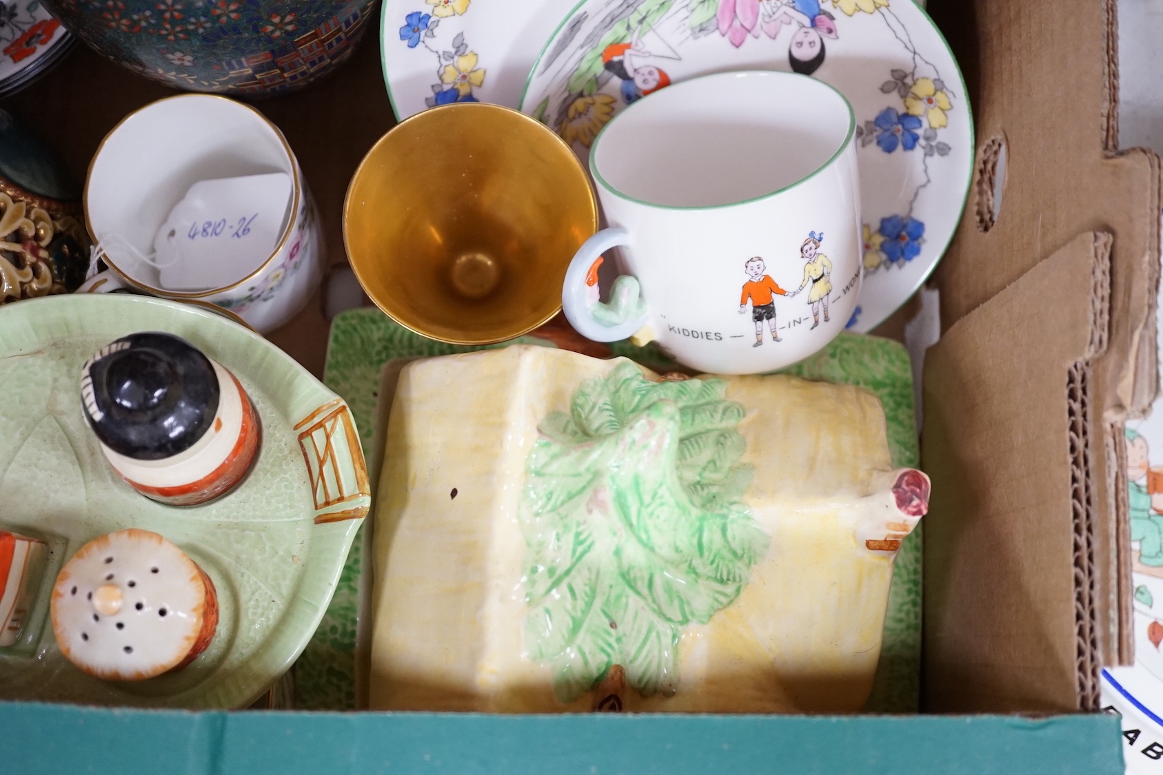 A quantity of mixed ceramics to include Shelley, Doulton, Aynsley etc.